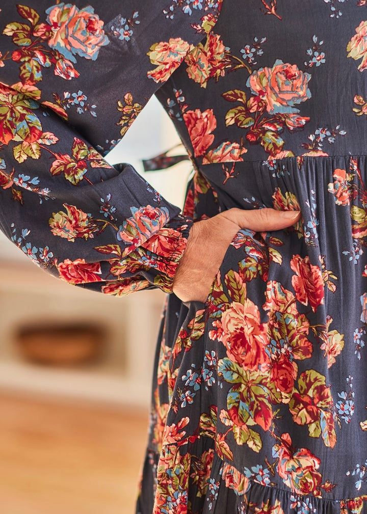 Victorian Rose Jersey Dress