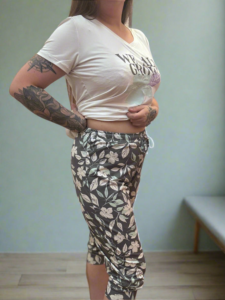 Quiet Shade PJ Capri w/ Cuff