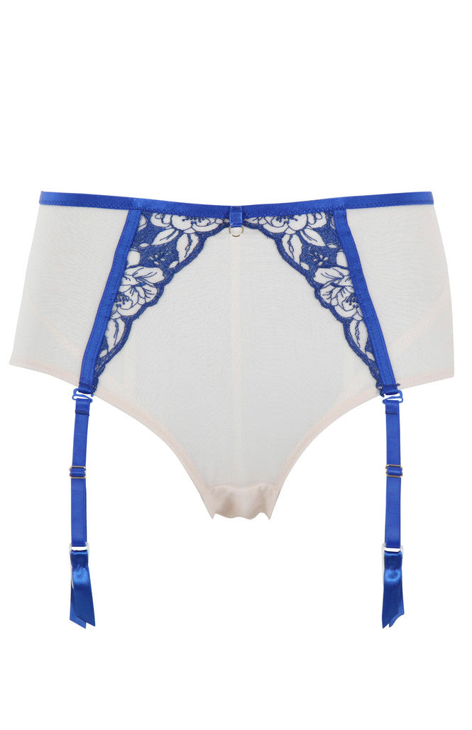 Panache Rosa  Suspender Brief - Cobalt / Latte