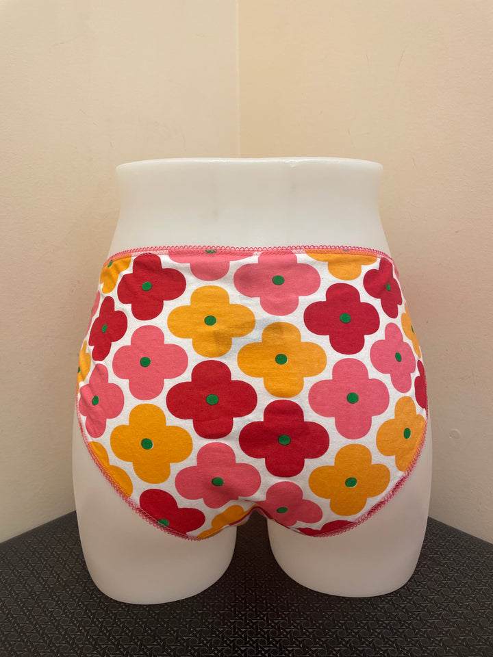 Printed Cotton Bikini Brief - size X-Large