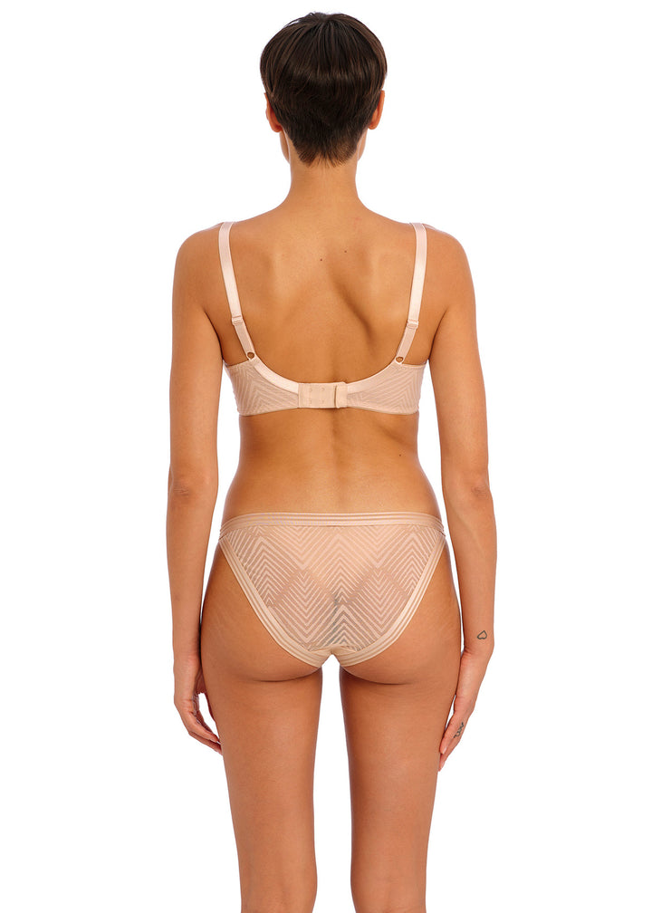Freya Tailored Underwire High Apex Plunge Bra  - Natural
