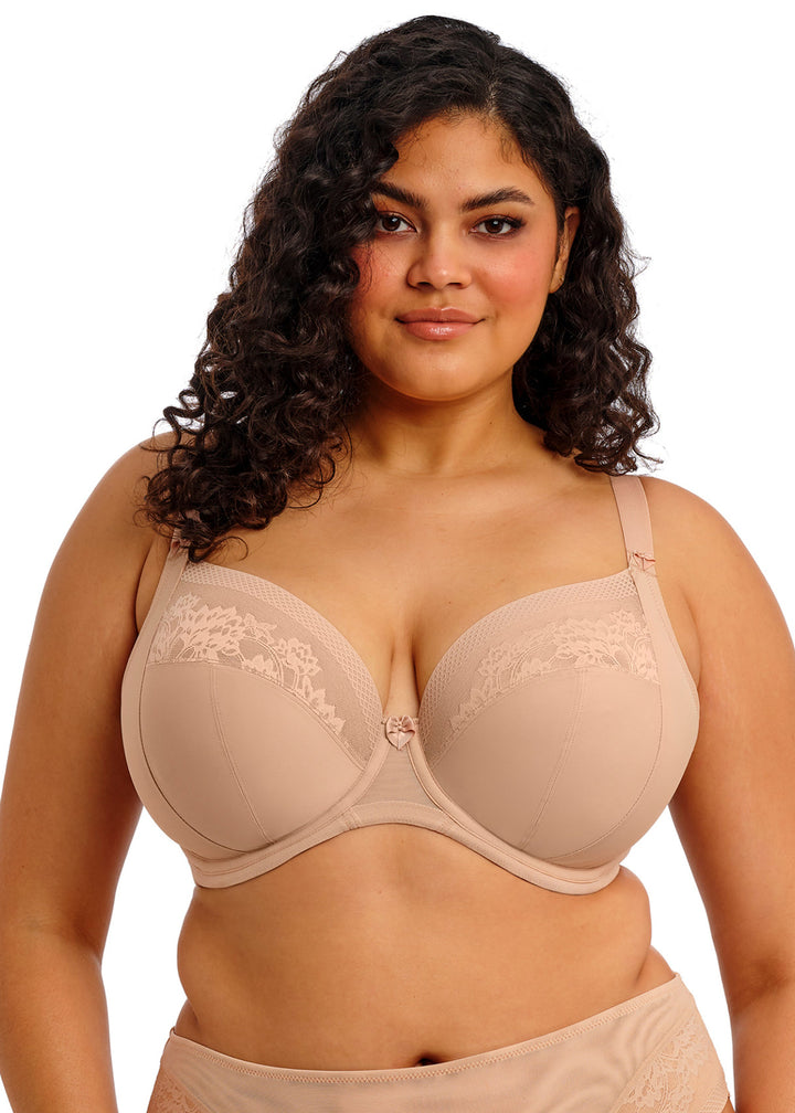 Nerina Underwire Stretch Plunge Bra - Sahara