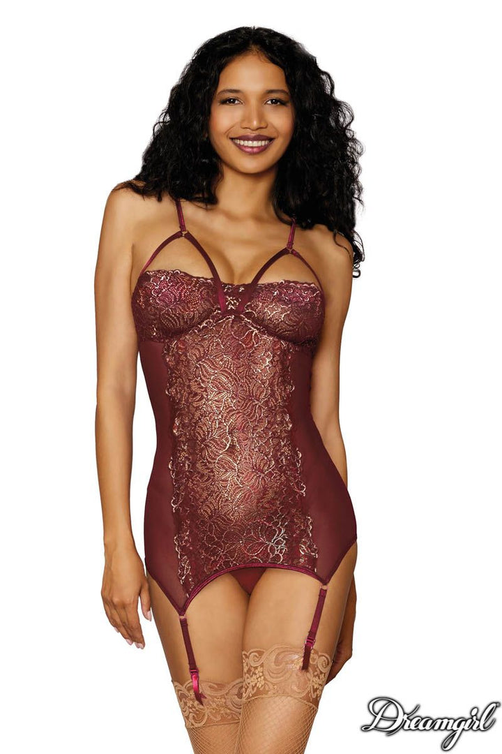 Dreamgirl Sparkly Garter Slip