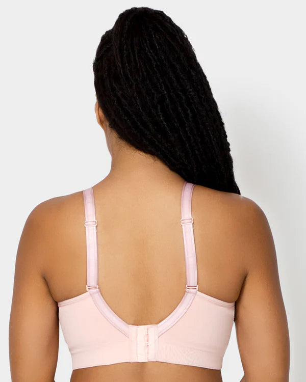 Smooth Seamless Comfort Wireless Bra - Blushing Rose