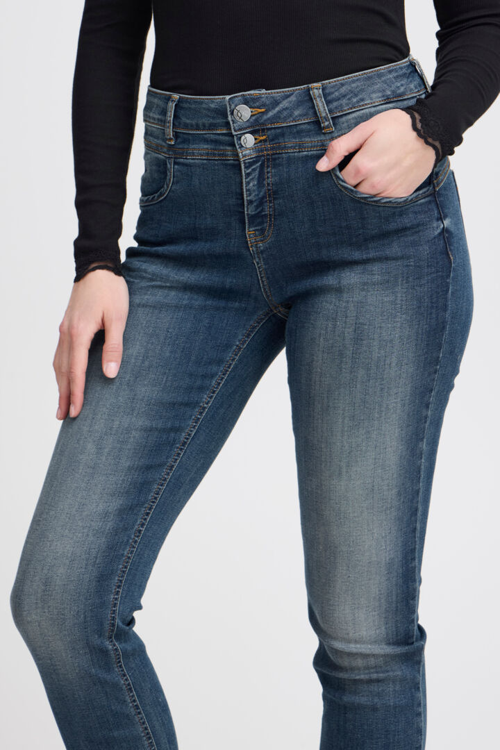 Fransa Omal Jeans - Metro Blue