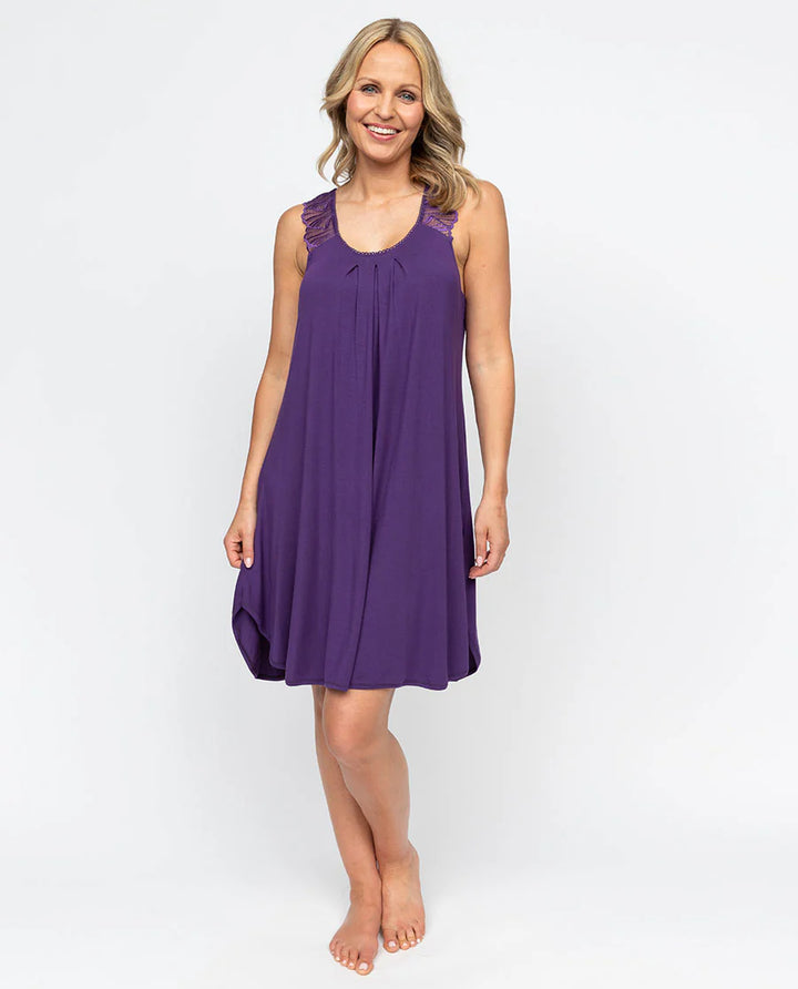 Elsie Lace Detail Jersey Swing Nightdress