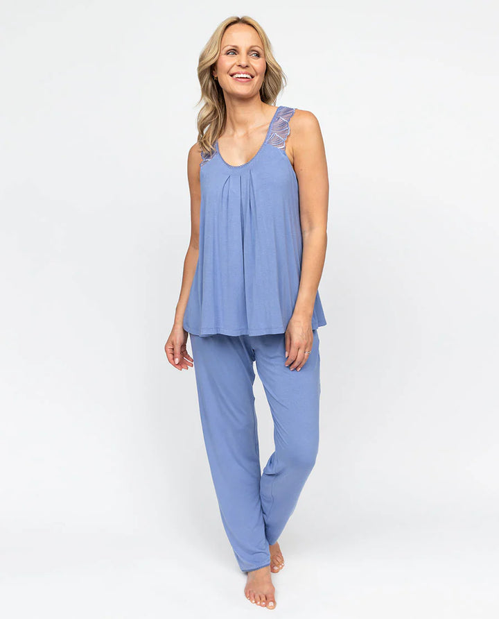 Brooke Lace Detail Jersey Pyjama Set