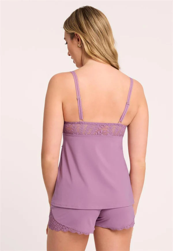 Berry Garden Bust Support Cami & Short Set - Berry Glaze