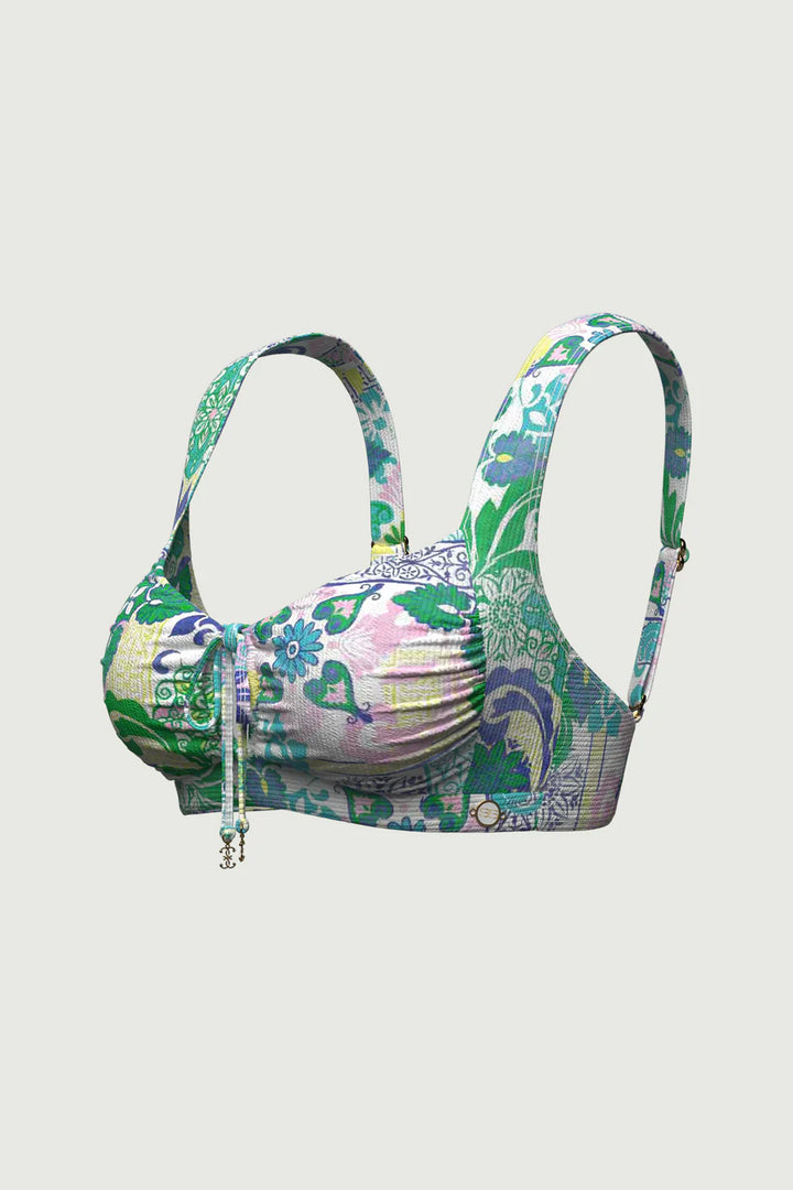Psychedelic Boho Bikini Top - Size 8