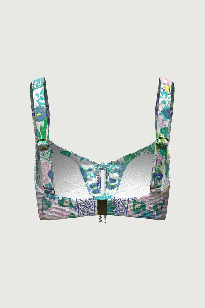 Psychedelic Boho Bikini Top - Size 8