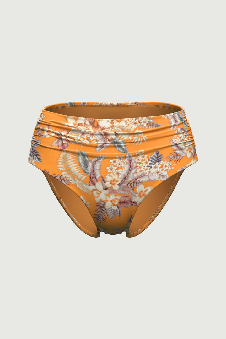 Desert Tropics Ruched Full Classic Swim Pant - Size 8