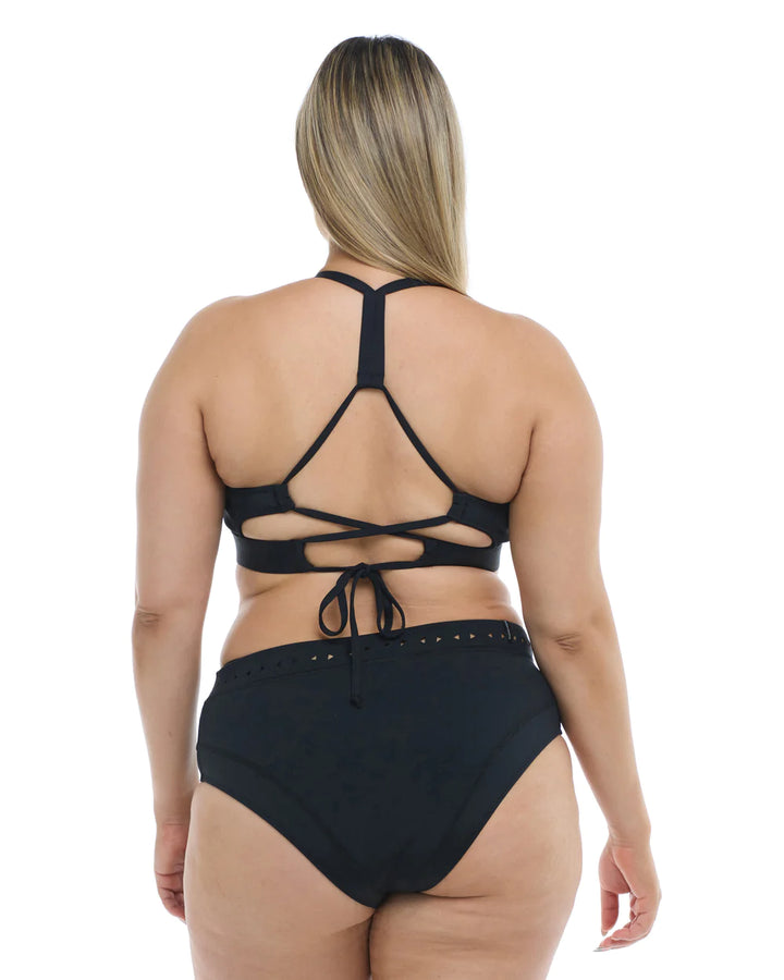 Constellation Ruth Fixed Triangle Swim Top - Black
