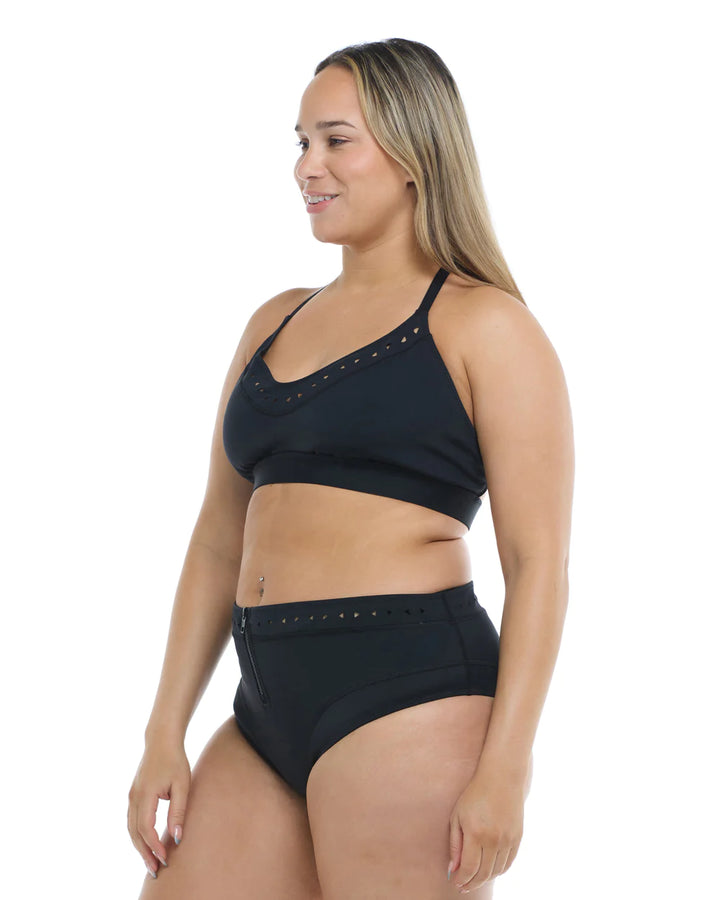 Constellation Ruth Fixed Triangle Swim Top - Black