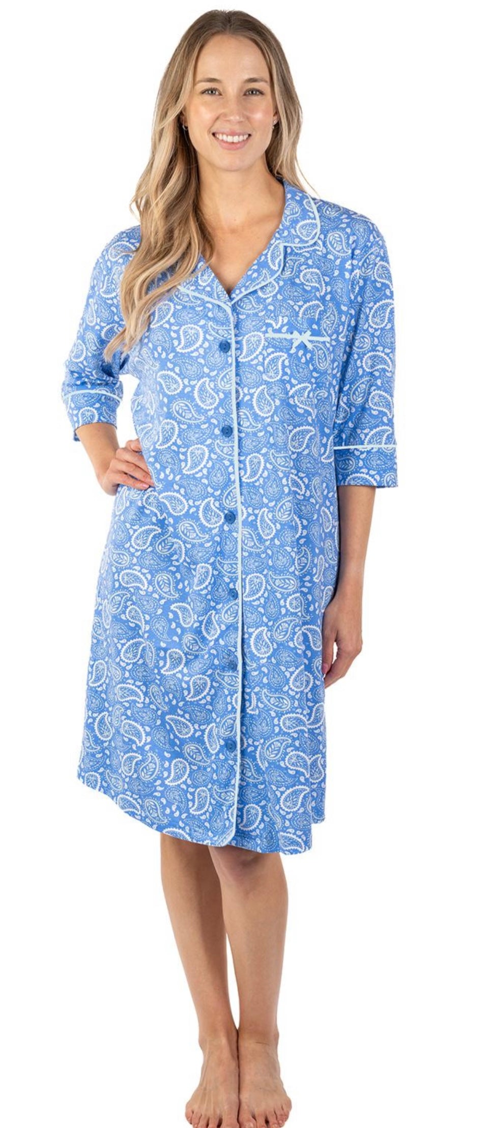 Blue Paisley 40" Nightshirt