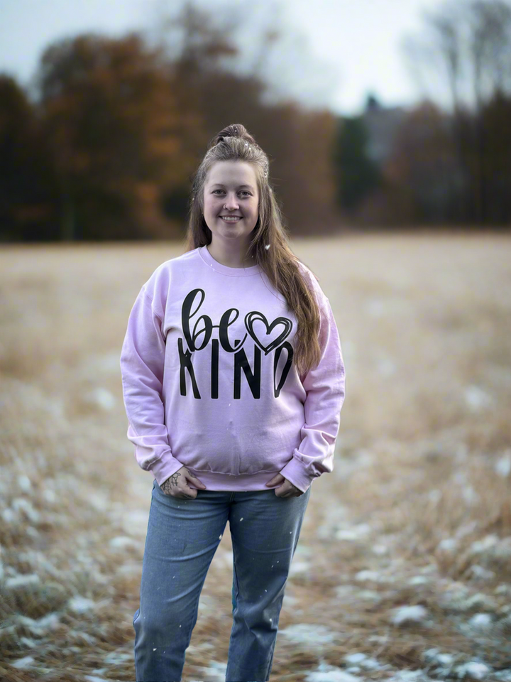 Be Kind Pink Sweatshirt