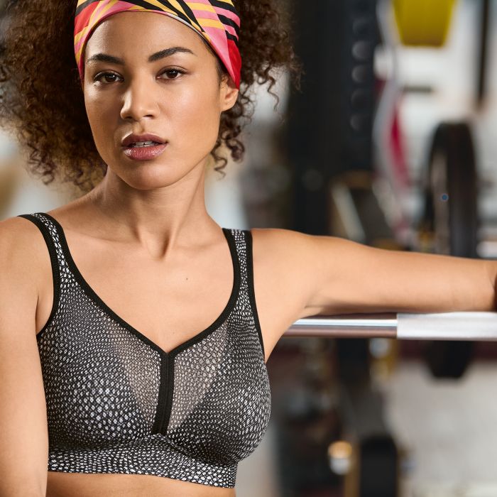 Air Control DeltaPad Sports Bra - Bubble Grey