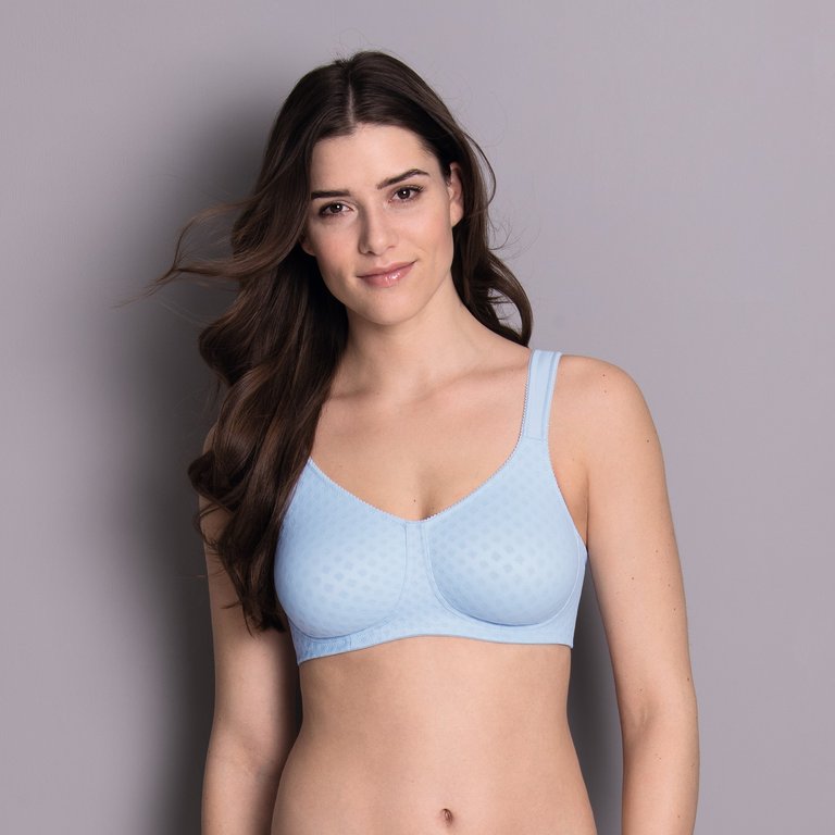 Lisa Mastectomy Bra - Light Blue