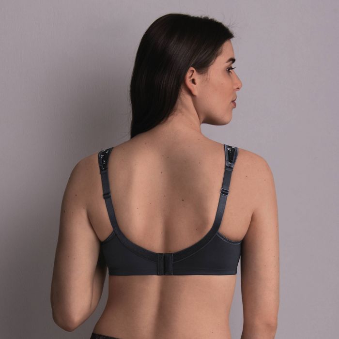 Clara Art Comfort Wire Free Bra - Anthracite