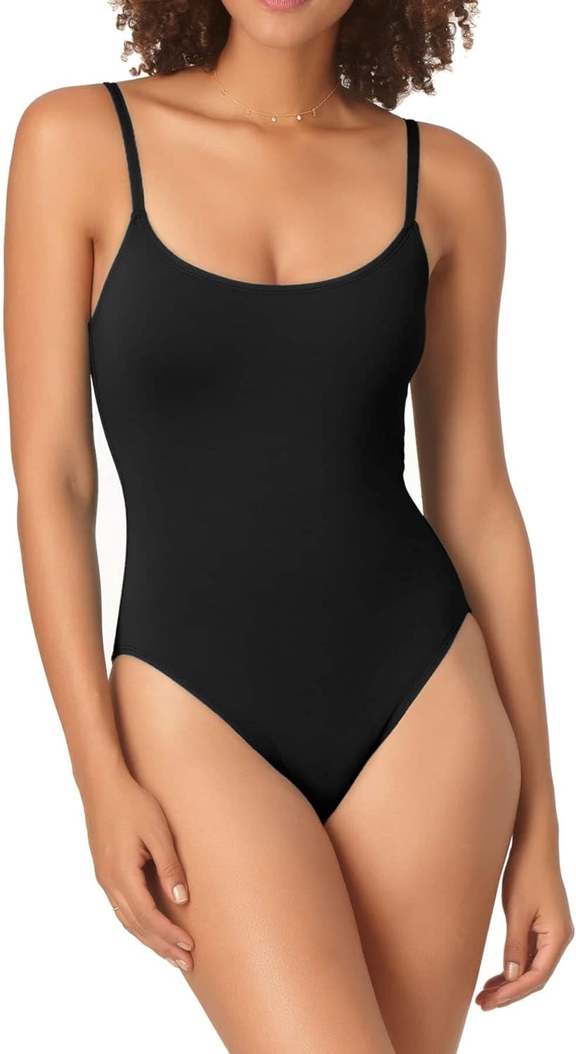 Anne Cole Vintage Maillot Swimsuit - Black