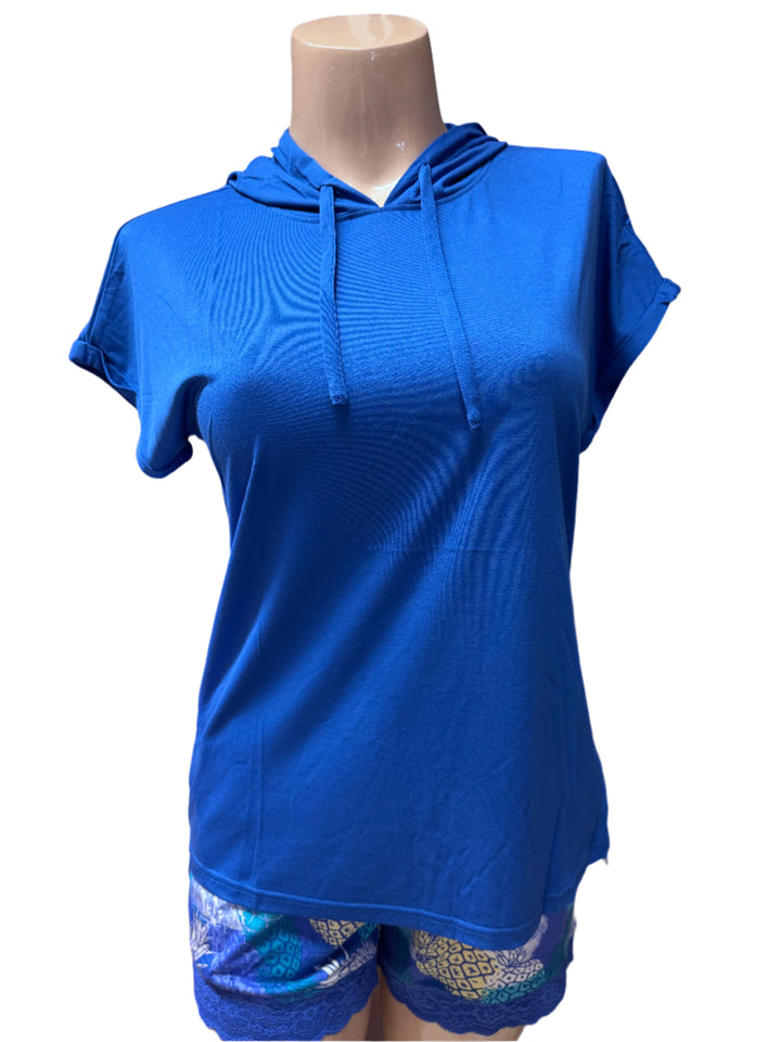 Mai Tai Short Sleeve Hooded Top