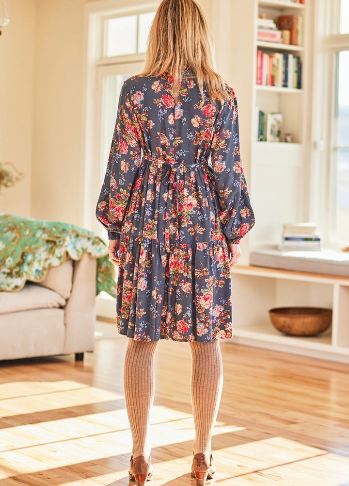 Victorian Rose Jersey Dress