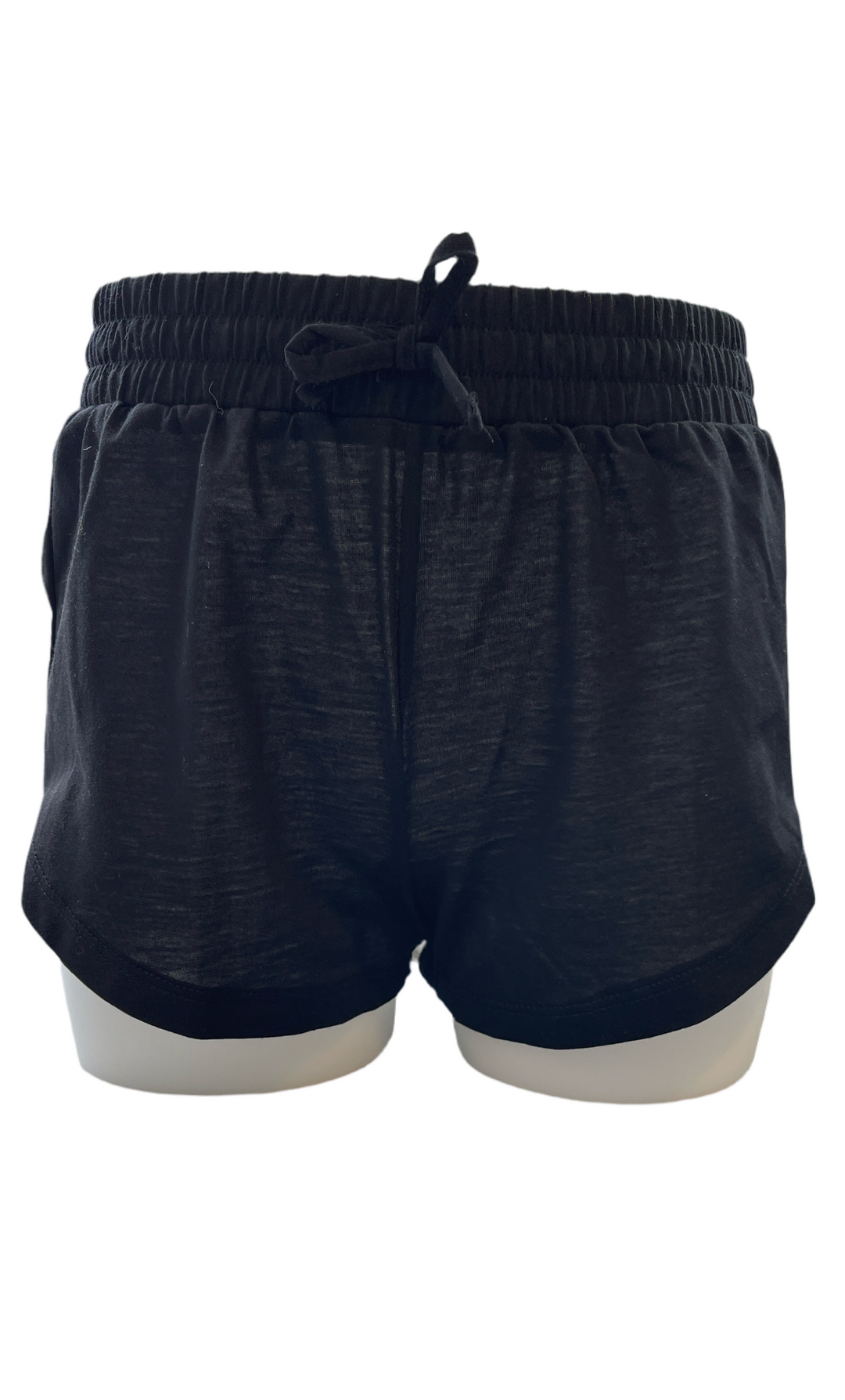 Cover Up Adjustable Waist Jersey Shorts