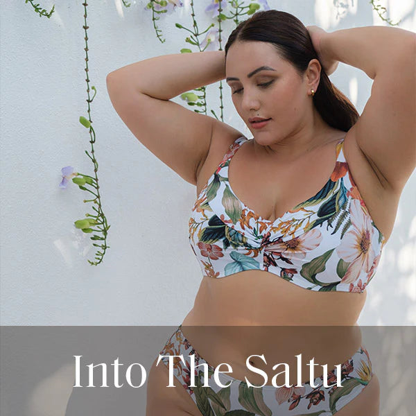 Into The Saltu Monet DD / E Underwire Bikini Top - Size 10