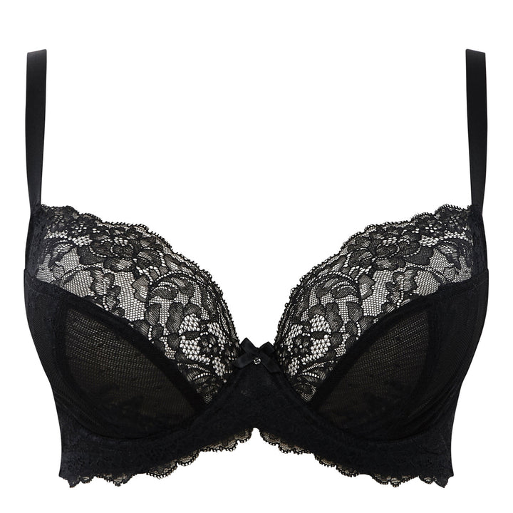 Panache Ana Underwire Plunge Bra - Black