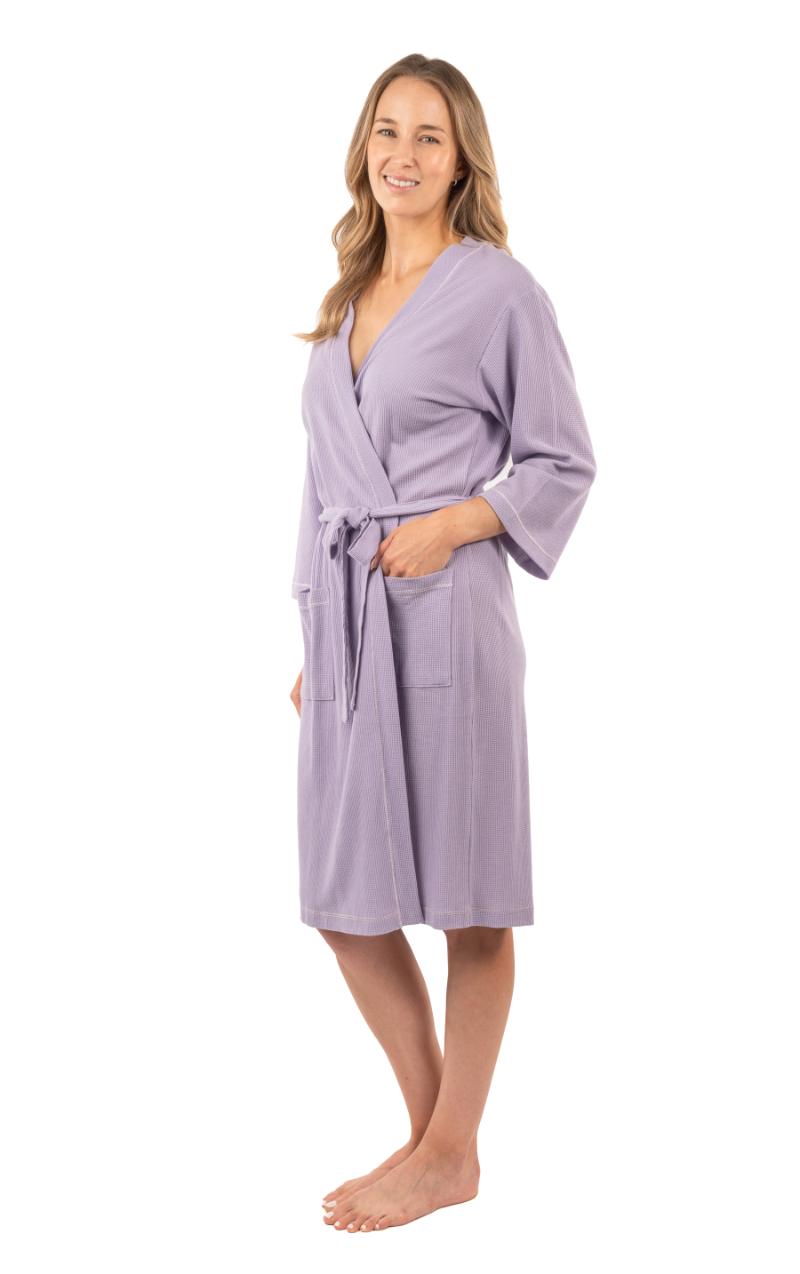 Mini 40" Waffle Kimono/ Robe