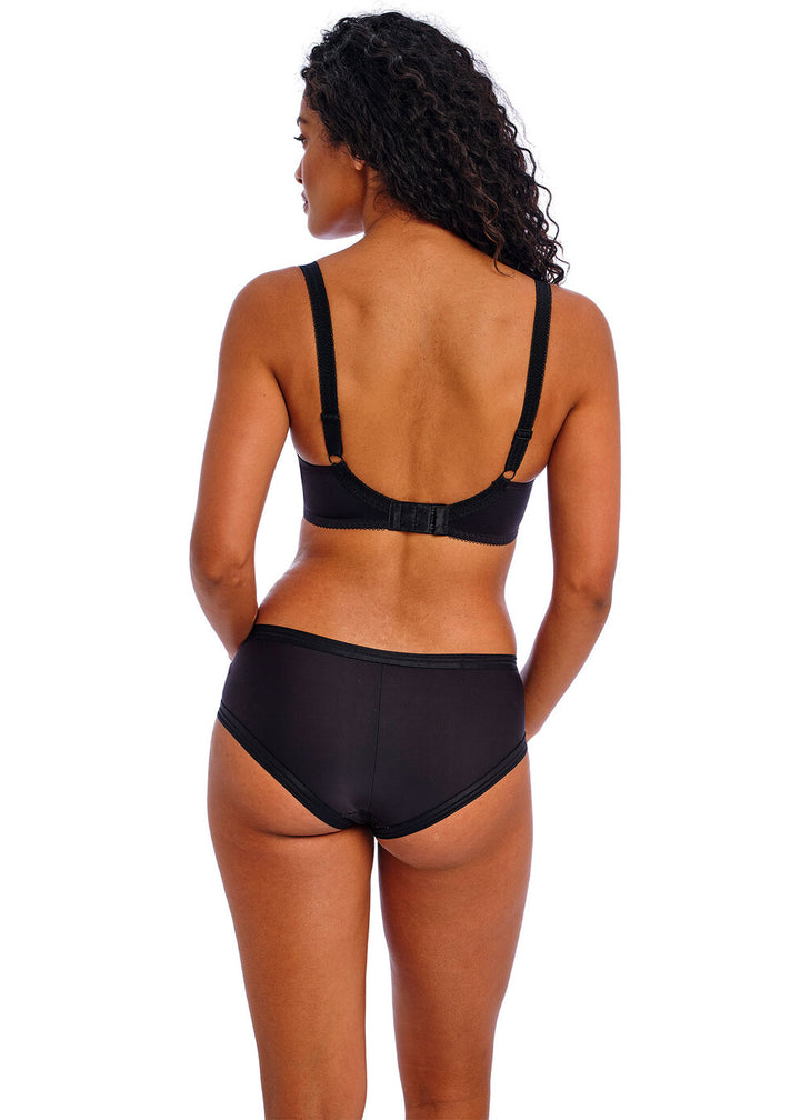 Deco Moulded Plunge Bra- Black