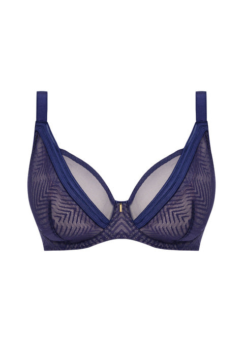 Freya Tailored Underwire High Apex Plunge Bra  - Dark Sapphire