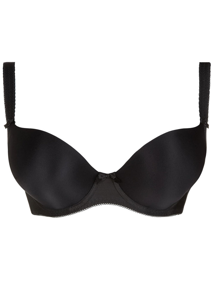 Deco Moulded Plunge Bra- Black