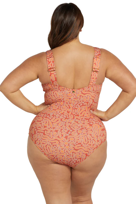 Wuk-Tjarra Margritte One Piece Swimsuit - Size 16
