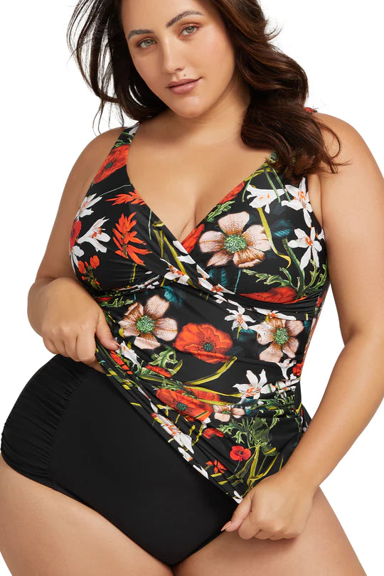 Wander Lost Delacroix Multi Cup Tankini Top