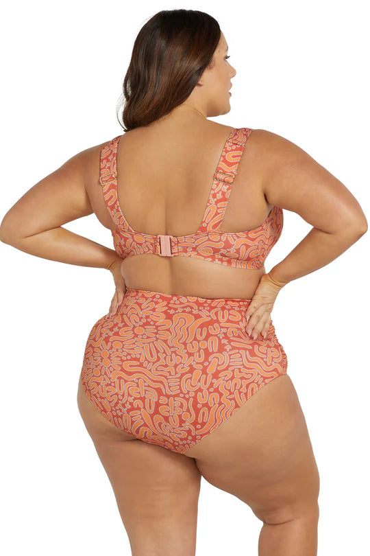 Wuk-tjarra Botticelli High Waist Swim Pant - Size 16