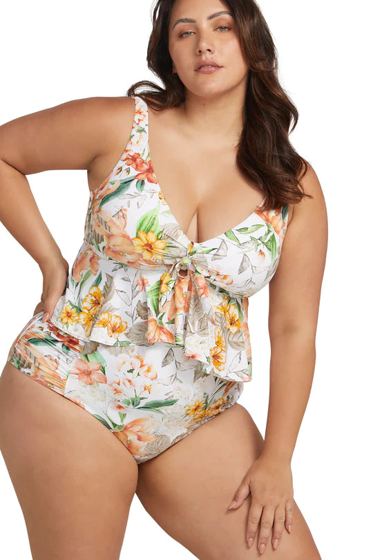 La Dolce Vita Chagall Multi Cup Midriff Bikini Top