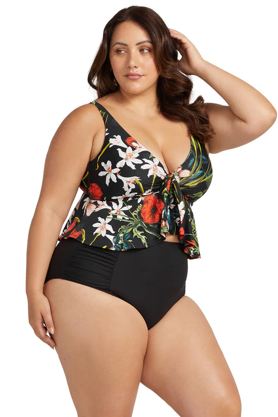 Wander Lost Chagall Multi Cup Midriff Bikini Top