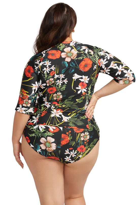 Wander Lost Seurat Sun Safe Rash Top