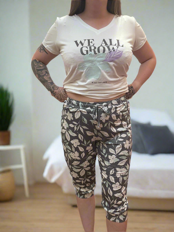 Quiet Shade PJ Capri w/ Cuff