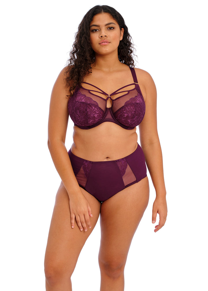 Elomi Brianna Plunge Bra - Blackberry
