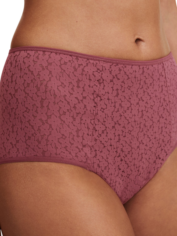 Norah High Waist Brief - Sepia