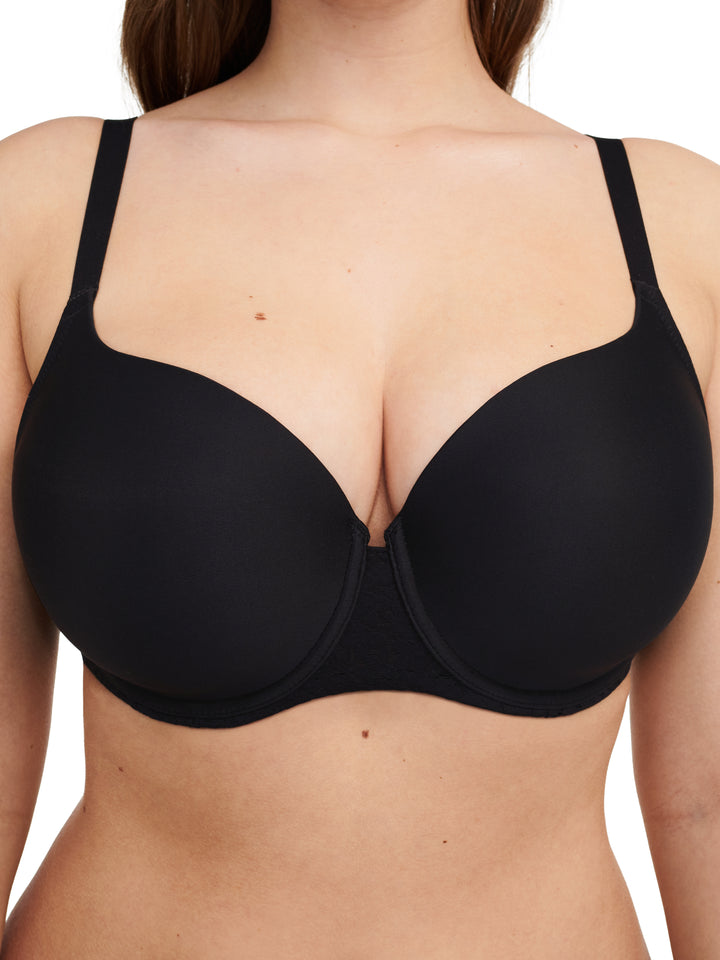 Norah Comfort Smooth Sweetheart T-Shirt Bra  - Black