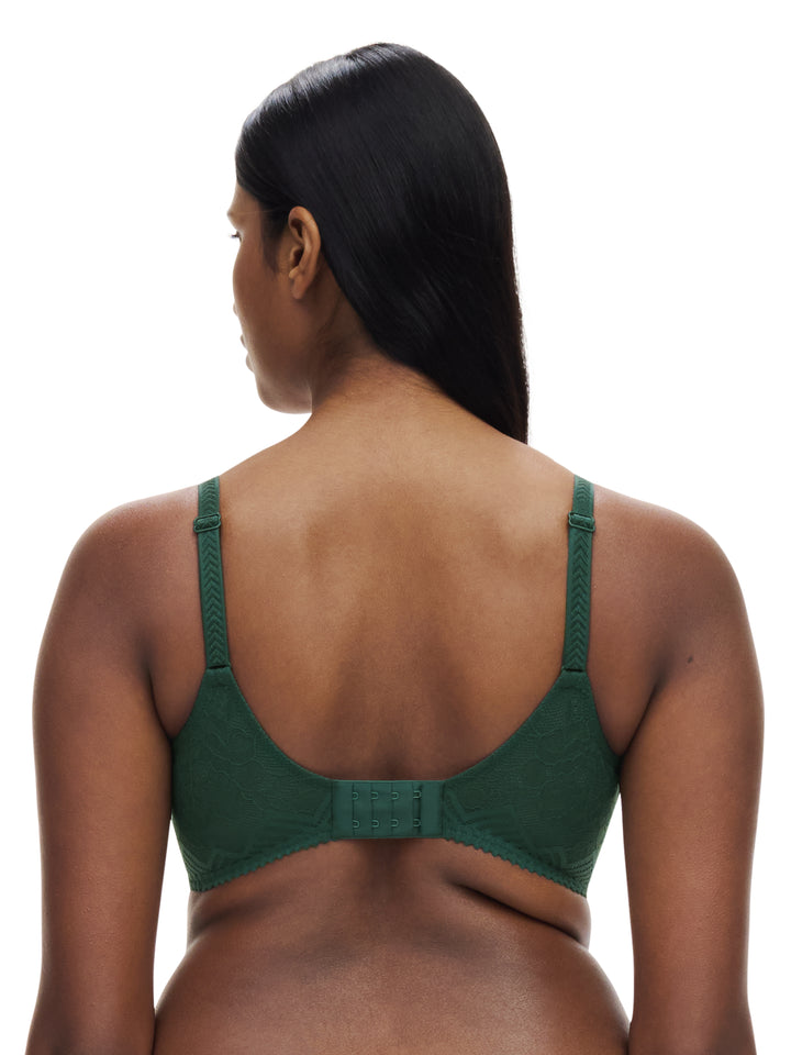Origins Lace Full Support Wireless Bra - Empire Green