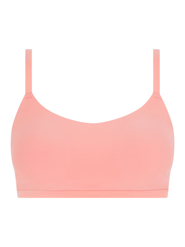 Chantelle Soft Stretch Scoop Padded Bralette  - Candlelight