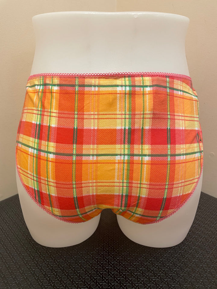 Printed Cotton Bikini Brief - size X-Large