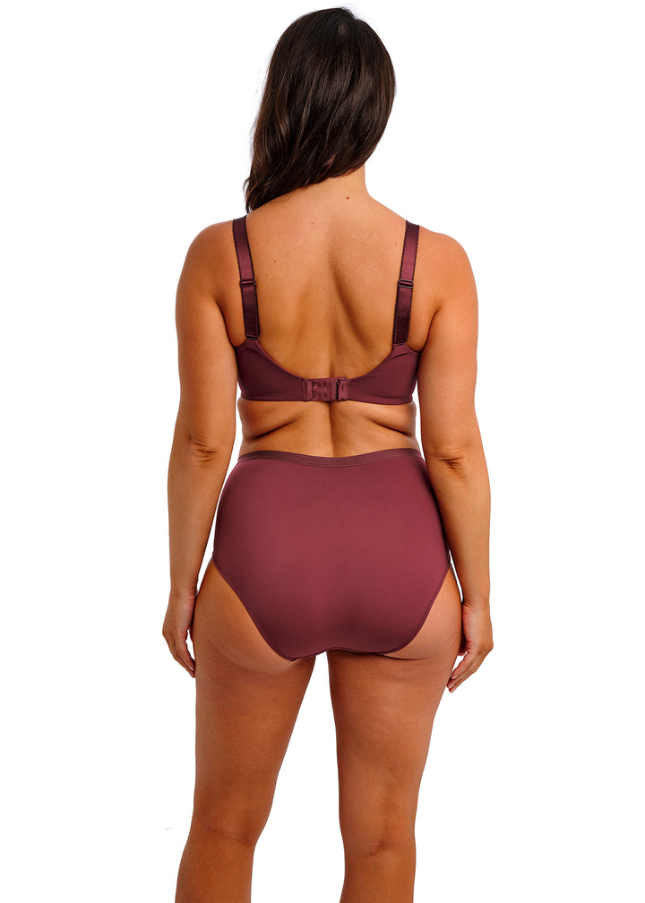 Demure Moulded Non Padded Bra - Fig