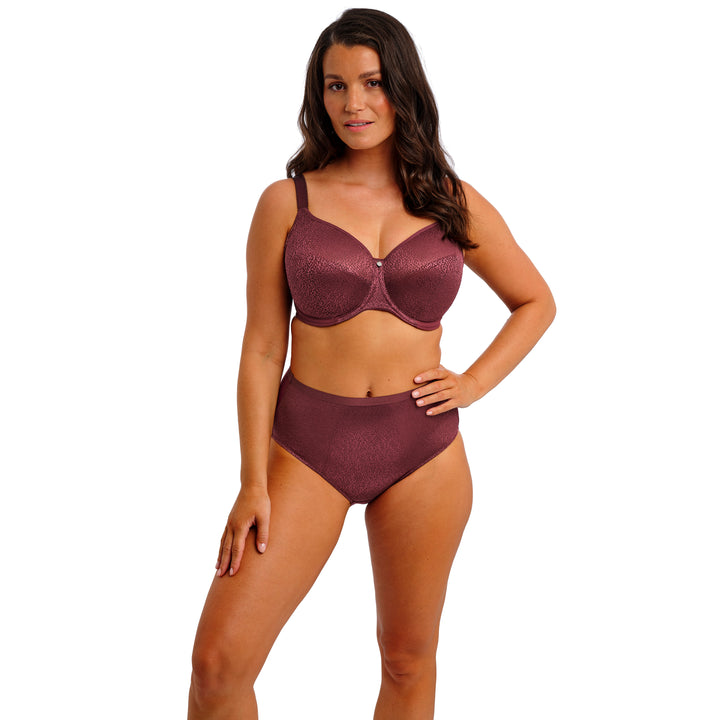 Demure Moulded Non Padded Bra - Fig