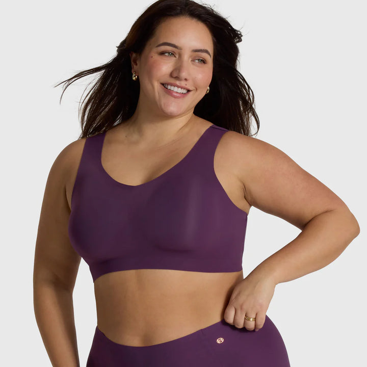 Evelyn & Bobbie Defy Bra - Padded - Plum