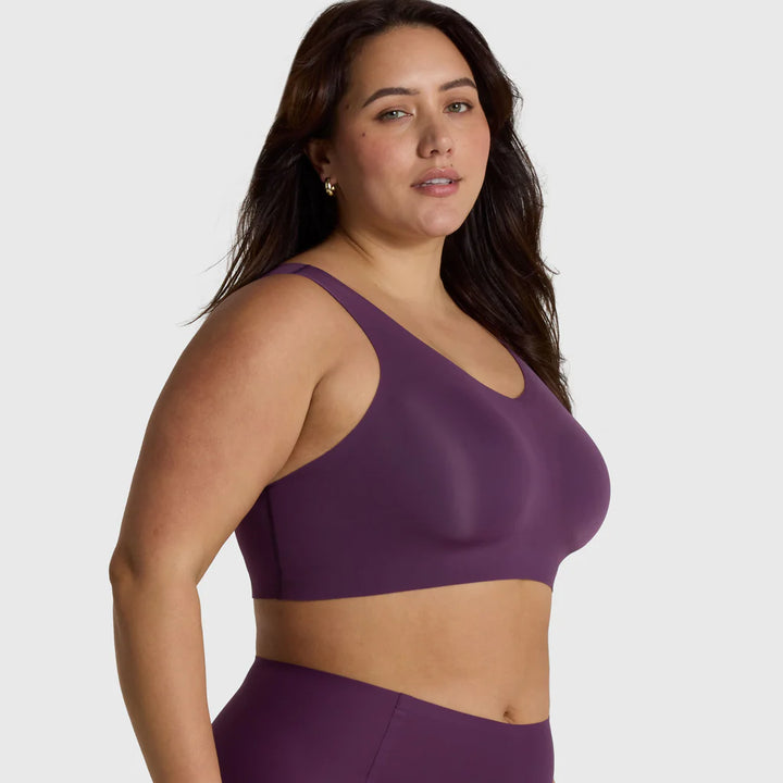 Evelyn & Bobbie Defy Bra - Padded - Plum
