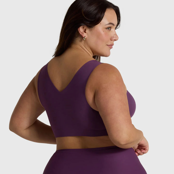 Evelyn & Bobbie Defy Bra - Padded - Plum